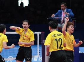 Đội tuyển Việt Nam giành huy chương vàng cầu mây ASIAD 19