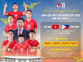 Vé xem trận Việt Nam - Philippines được bán trực tiếp từ ngày 1-6