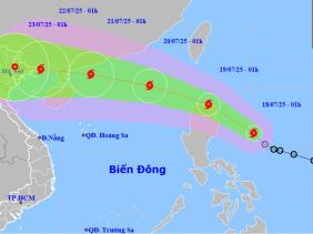 Bão số 3 sắp vào Biển Đông, hướng về bán đảo Lôi Châu