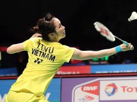 Vũ Thị Trang dừng bước ở vòng 3 Giải cầu lông vô địch thế giới 2022