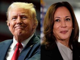 Cú lội dòng ngoạn mục của ông Trump trước bà Harris