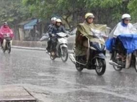 Nhiều khu vực trên cả nước có mưa giông