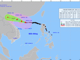 Siêu bão Yagi hướng thẳng Quảng Ninh - Nam Định