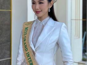 Hoa hậu Thùy Tiên gặp sự cố với vương miện 12 tỷ đồng khi đến châu Âu