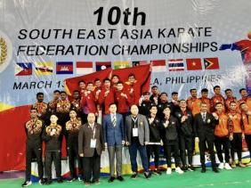 Giành số lượng HCV áp đảo, karate Việt Nam đứng đầu Đông Nam Á