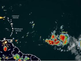 Bão Bret tiến sát Biển Caribe, vùng áp thấp mới hình thành ở Đại Tây Dương