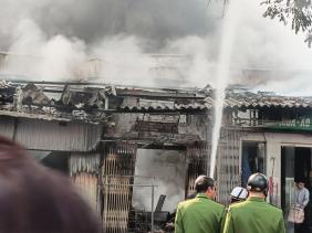 Cháy lớn trên phố Lò Đúc, Hà Nội