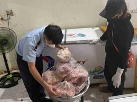 Đắk Lắk: Tiêu hủy gần 400kg thịt heo không rõ nguồn gốc, xuất xứ