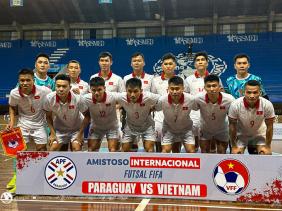 Đội tuyển futsal Việt Nam hòa kịch tính Paraguay