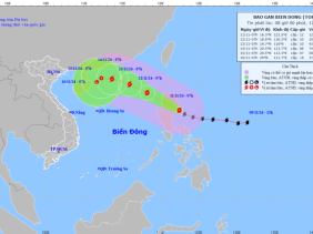 Khi nào bão TORAJI vào biển Đông?
