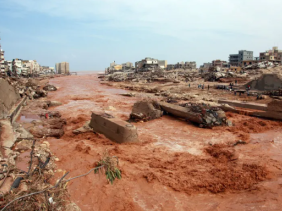 Lũ dữ quét sạch ¼ thành phố của Libya, hơn 5.000 người chết