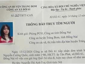 Nữ sinh 15 tuổi mất liên lạc nhiều ngày, gia đình như "ngồi trên đống lửa"