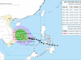 Tin bão mới nhất: Bão số 15 đạt cực đại cấp 12, cách cách đảo Song Tử Tây 190km