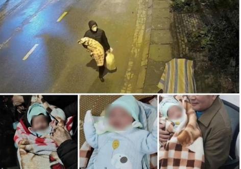 Bé gái sơ sinh 2 tháng tuổi bị bỏ rơi ngoài đường, giữa trờ giá rét 10 độ C