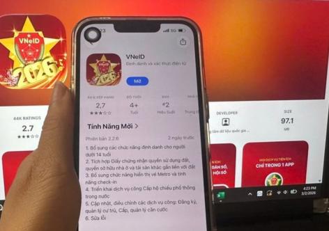Bộ Công an vừa tích hợp thêm nhiều tính năng mới trên ứng dụng VNeID