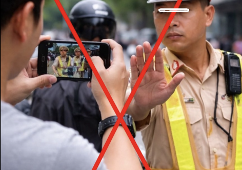 Bác bỏ thông tin phạt 5 triệu đồng khi người dân quay video lực lượng CSGT