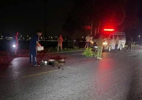 Hiện trường vụ tai nạn giao thông ở Hải Dương, 2 thanh niên tử vong, 1 người bị thương nặng