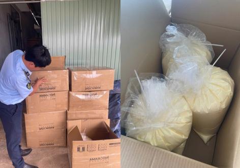 Phát hiện 680kg mỹ phẩm kem làm trắng da toàn thân không có hóa đơn ở Gia Lai