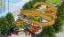 Phác thảo mới nhất về thuyền rồng, hoa xuân trên đường hoa Nguyễn Huệ 2024