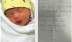 Bé trai 4 ngày tuổi bị bỏ rơi trong đêm mưa: Xót xa lời nhắn để lại