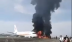 Máy bay Trung Quốc lao khỏi đường băng, bốc cháy