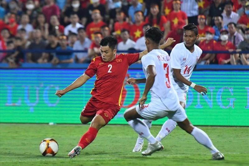 U23 Việt Nam đang có hàng phòng ngự ổn định. Ảnh: Minh Hiếu