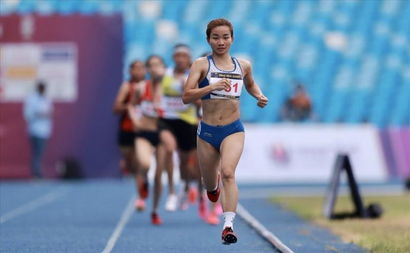 Nguyễn Thị Oanh tại SEA Games 32. Ảnh: Thanh Vũ