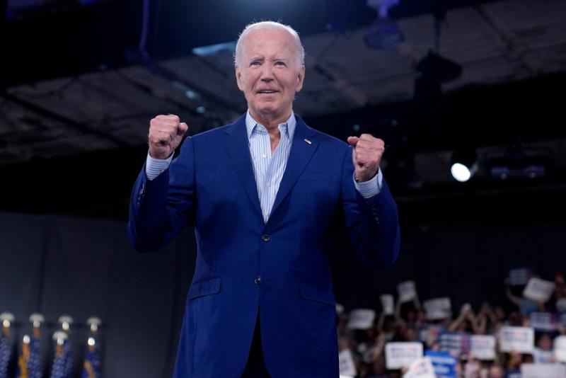 Tổng thống Mỹ Joe Biden khẳng định không rời đường đua tranh cử năm 2024. Ảnh: Reuters