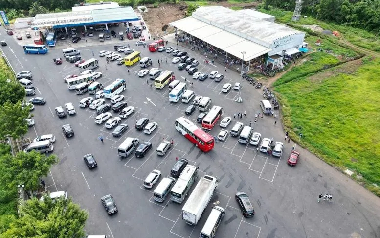 Trạm dừng nghỉ trên cao tốc TP Hồ Chí Minh - Long Thành - Dầu Giây. Ảnh: VGP