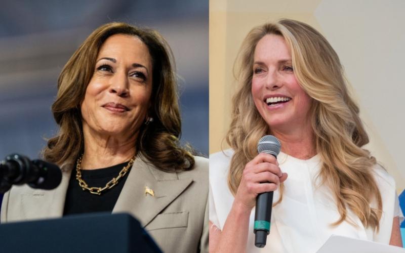 Phó Tổng thống Mỹ Kamala Harris và tỷ phú  Laurene Powell Jobs