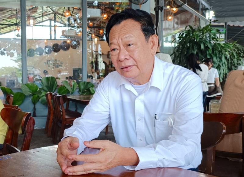 Ông Ly Sam, bị đơn trong vụ kiện. Ảnh: Ngân Nga