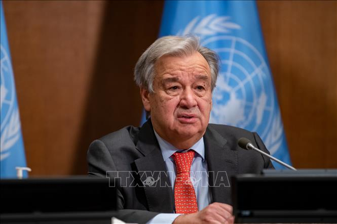 Tổng thư ký Liên hợp quốc Antonio Guterres. Ảnh: THX/TTXVN