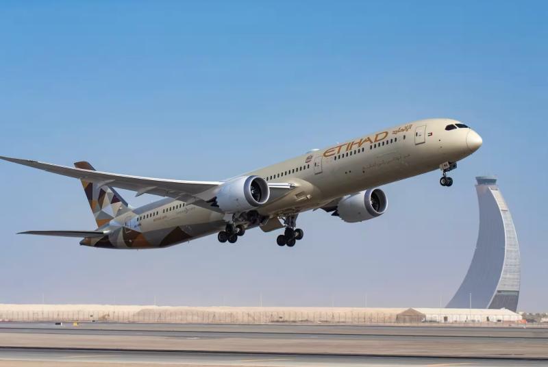 Máy bay của Etihad. Ảnh: Etihad Airways