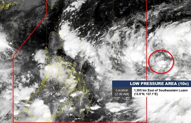 Dự báo thời điểm áp thấp mạnh lên thành bão ở Biển Đông