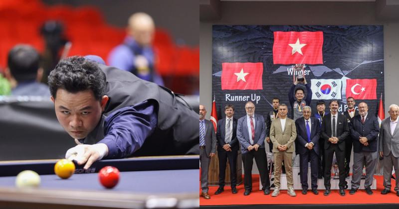 Thể thao - Việt Nam lần đầu vô địch Billiard Carom 3 băng thế giới 