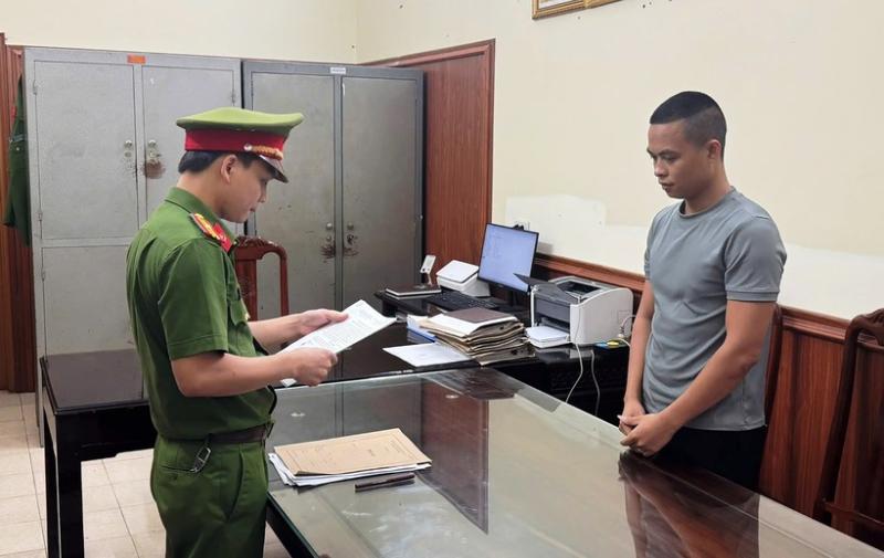 Lê Văn Hải bị bắt để điều tra tội “Buôn bán hàng giả là thực phẩm”. (Ảnh: Cơ quan công an)