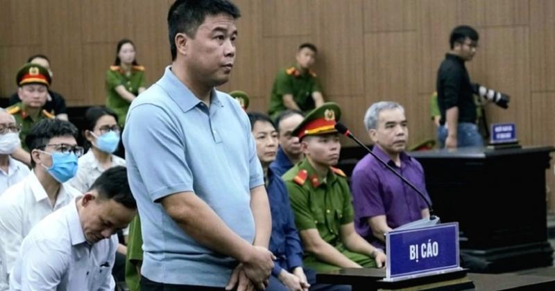 Bị cáo Nguyễn Văn Hậu (Ảnh: Nguyễn Hưng).