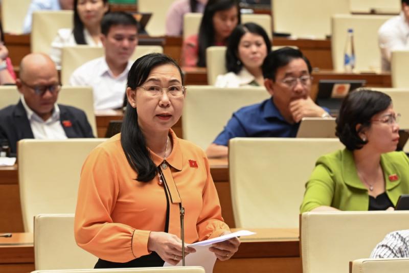 Đại biểu Phan Thị Mỹ Dung. Ảnh: Phạm Đông