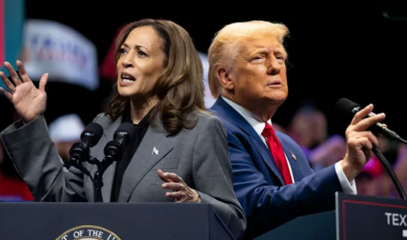 Cựu Tổng thống Donald Trump đang dẫn trước sít sao Phó Tổng thống Kamala Harris tại Michigan. Ảnh: CNN