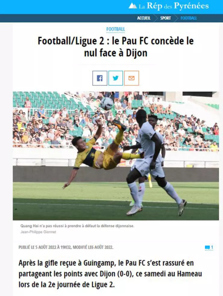quang hai lan dau da chinh cho pau fc bao phap nhan xet bat ngo dspl 1 quang hai lan dau da chinh cho pau fc bao phap nhan xet bat ngo dspl 1