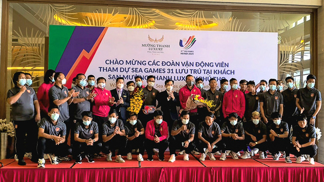 U23 Myanmar đã có mặt tại Phú Thọ, quyết tâm cạnh tranh vé đi tiếp tại bảng A - Ảnh 1.