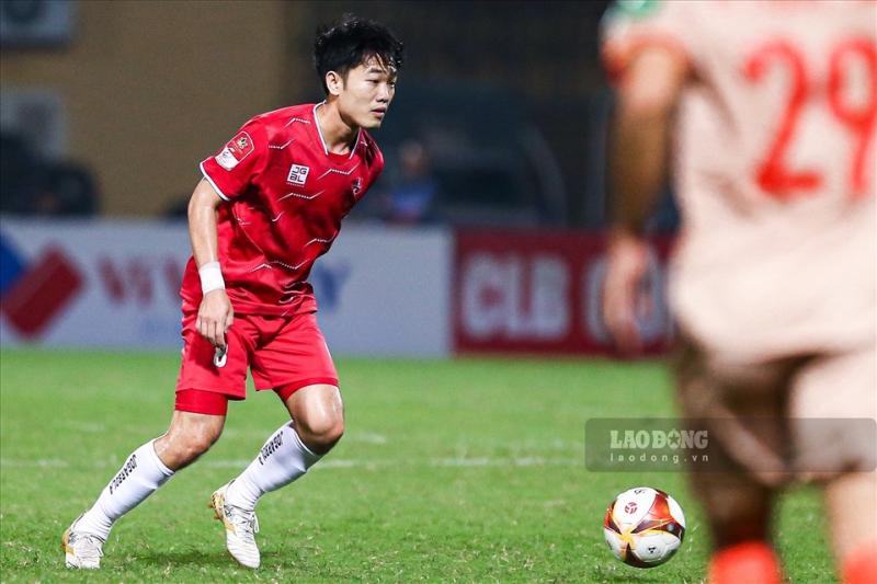 Xuân Trường đang tìm lại bản ngã của mình trong màu áo Hải Phòng FC. Ảnh: Minh Quân