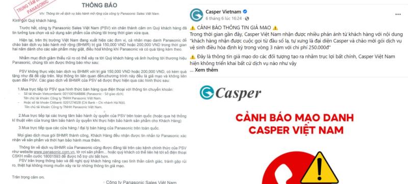 Các hãng điện máy đưa ra cảnh báo về cuộc gọi lừa đảo. 