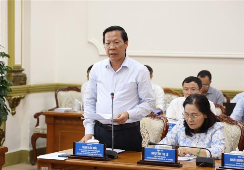 Chủ tịch UBND TPHCM Phan Văn Mãi. Ảnh: TTBC