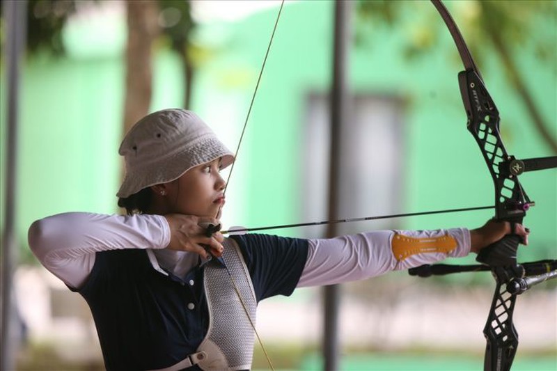 sea games 31 nhan sac xinh dep cua nu cung thu duoc menh danh mui ten vang 1