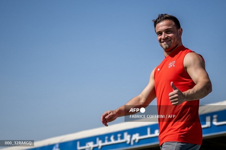 Shaqiri là niềm cảm hứng của Thụy Sĩ.  Ảnh: AFP