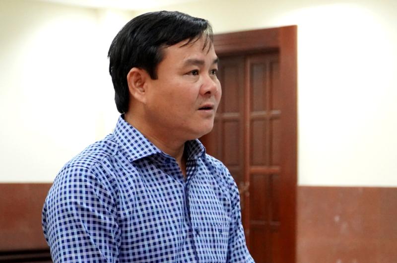Luật gia Đặng Đình Thịnh - đại diện theo ủy quyền của ông Thìn tại tòa. Ảnh: Ngân Nga